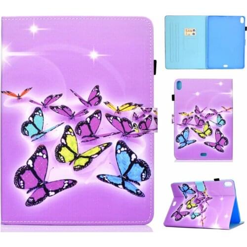 Tablet Skin For Ipad Pro 11" Case 2018 Coloured Drawing PU Leather Soft Silicone Back Protective Cover for Ipad Pro 11 Capa+pen