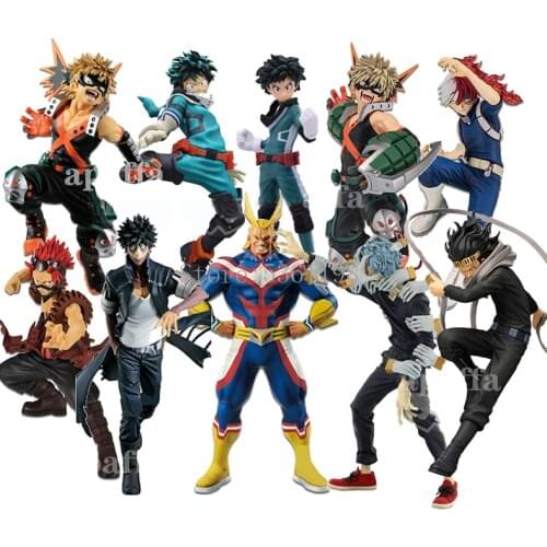 Anime Figure My Hero Academia Midoriya Izuku Figure Bakugou Katsuki Dabi All Might Iida Tenya Boku no Hero Academia Figurine Toy