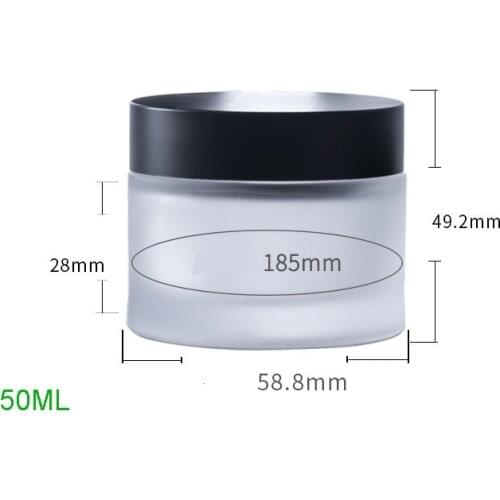300pcsx 30/100/120ml frosted glass bottle pump for serum/lotion/emulsionessence 30/50ml/g cream jar cosmetic packing pump bottle