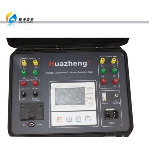 HZ-3320D 3 Channel 20A Winding Resistance Meter Transformer DC Resistance Tester For Sale
