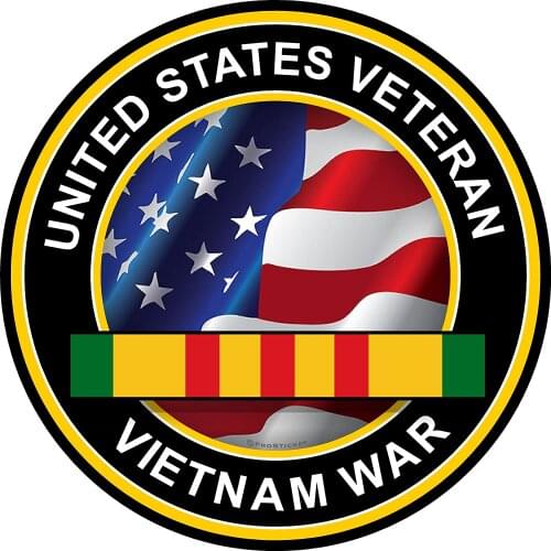 Interesting Car Sticker Military Series United States Veteran Vietnam War Decal Sticker Cover Scratches Waterproof
