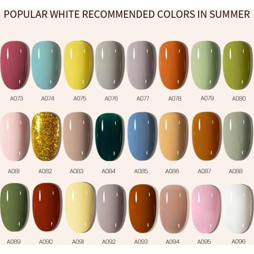 MAYCHAO 7.3ml Halloween UV Gel Nail Polish Pumpkin Chocolate Coffee Nail Lacquer Long Lasting Nail Varnish DIY Nail Art Polish