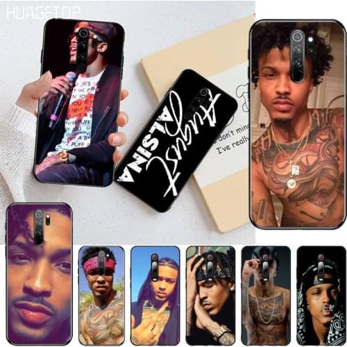 HUAGETOP August Alsina Soft Phone Case Cover for Redmi Note 9 8 8T 8A 7 6 6A Go Pro Max Redmi 9 K20 K30 Pro