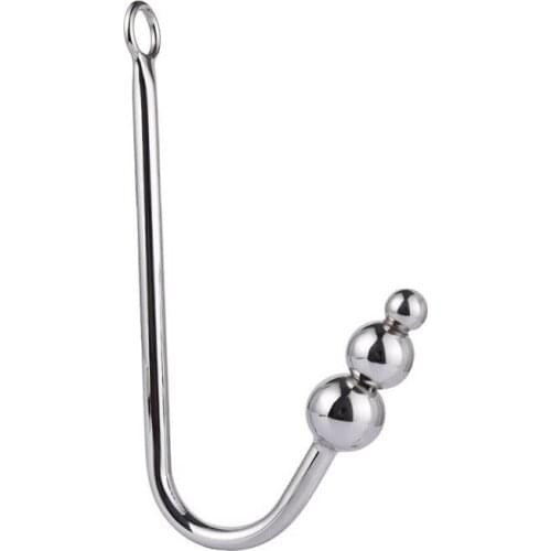 Stainless Steel Anal Hook Metal Anal Ball Butt Plug Vaginal Balls Prostate Massager Anal Plug Dilator Gay Sex toy For Women Men