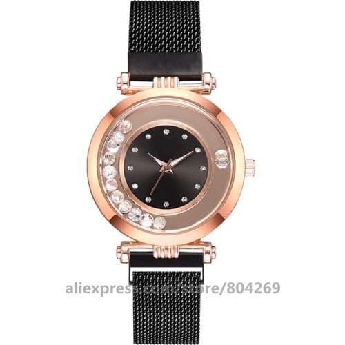 Wholesale Luxury Women Hot Quicksand Bead Watches Fashion Ladies Watch No Logo Alloy Quartz Wristwatches
