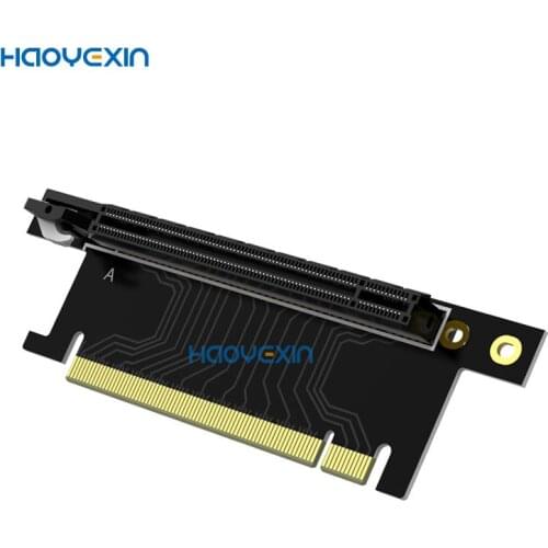 HYX pcie riser Hot Worldwide PCI-E3.0 Express 16X Degree Adapter Riser Card For 2U Computer Server Chassis hot new 4.1cm reverse