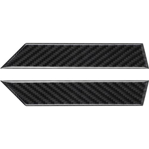 Carbon Fiber Car Gear Side Gear Shift Decoration Panel Frame Accessories for Ford F150 2015 2016 2017 2018 2019 2020