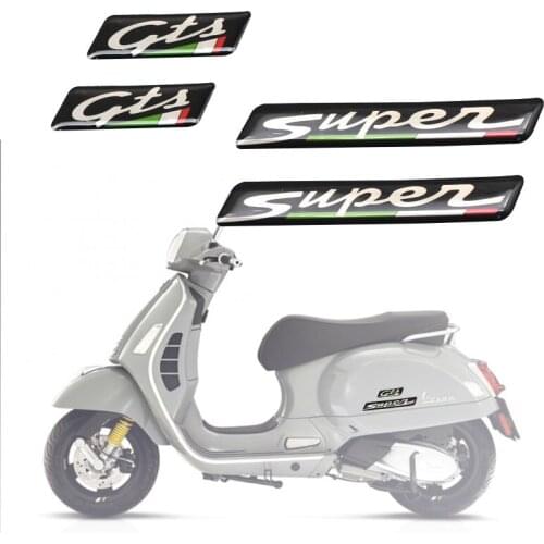 For Vespa GTS Super 300 GTS300 Sport Scooter 3D waterproof Stickers Body Shell Decals Emblem Reflective Logo