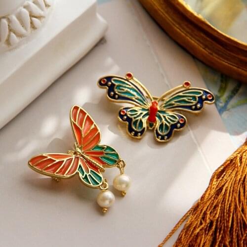 YANGLIUJIA Butterfly Brooches For Clothes