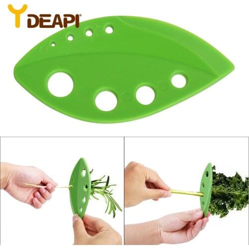 YDEAPI Rosemary Thyme Cabbage Durable Gadget Kale Kitchen Gadgets Lightweight Vegetables Leaf Stripper Greens Herb Stripper
