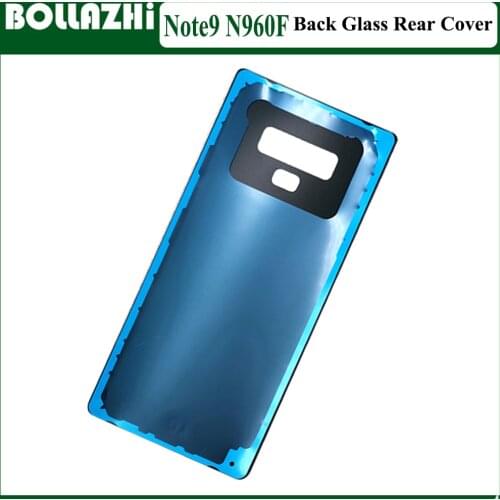 Back Glass Rear Cover For Samsung Galaxy note9 Note 9 N960F Battery Door Housing Battery back cover Replacement