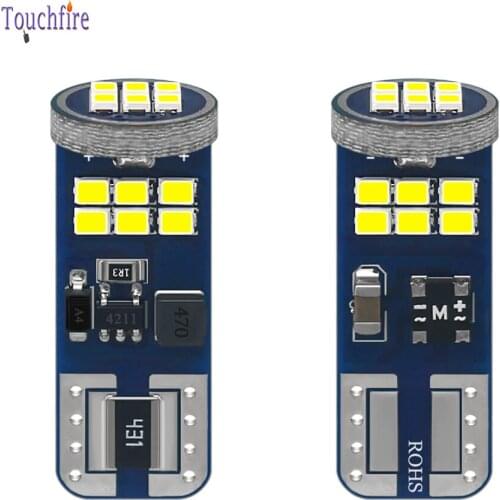 100PCS Car LED Bulb T10 194 W5W 18LED 2016 SMD Auto Interior light Parking Dome Signal Side lamp trunk Light 12V wholesale White