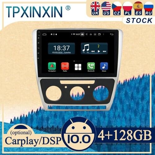 PX6 For Skoda Octavia MT 2010-2014 Android Car Stereo Car Radio with Screen2 DIN Radio DVD Player Car GPS Navigation Head Unit