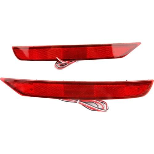 Car Led Rear Bumper Reflector Brake Light Tail Light For Subaru Forester 2008-2017