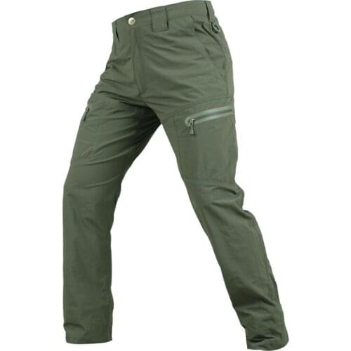 Shanghai Story Men Pants Casual Solid Breathable Straight Trousers Quick Dry UV Resistant Fast Drying Speed Dry Pant for man