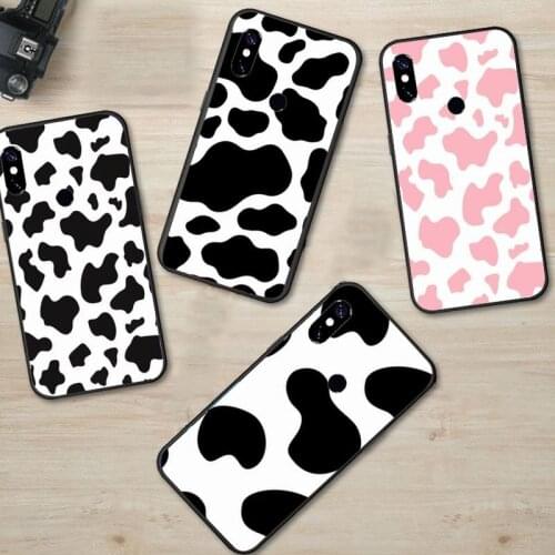 Cow Print Phone Case For Xiaomi Redmi 4x 5 plus 6A 7 7A 8 mi8 8lite 9 note 4 5 7 8 pro
