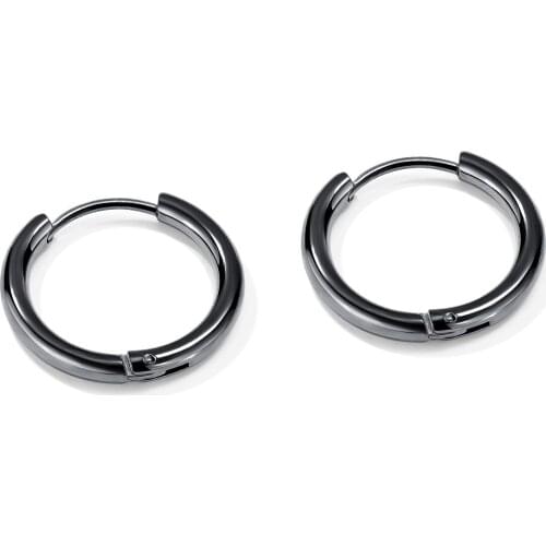 FAMI Street EARRINGS jewelry personality fashion titanium steel men women classic hip-hop earrings earrings classic wild