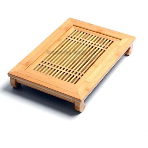 Beautiful Bamboo Tea Tray/Teable/Plate,Water storage Chinese Kungfu Tea Ceremony for puerh/pu'erh/white/green/Black/White tea