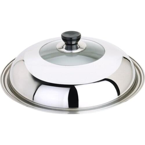 Pot Lid Glass Cover Replacement with Steam Vents Heat Resistant