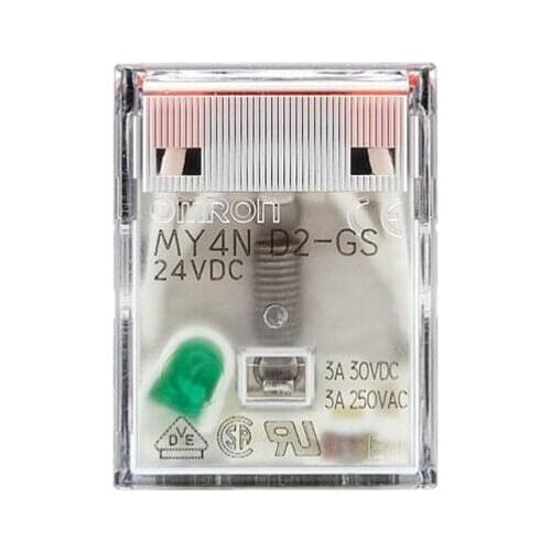 Miniature intermediate relay MY4N MY4N-D2-GS DC24 BY OMZ/C MY4 5126G 24VDC | 4NO+4NC | 6A