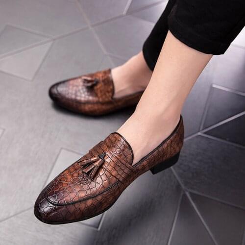 Men Loafers Business Formal Shoes Wedding Party Dress Shoes Men Casual Shoes