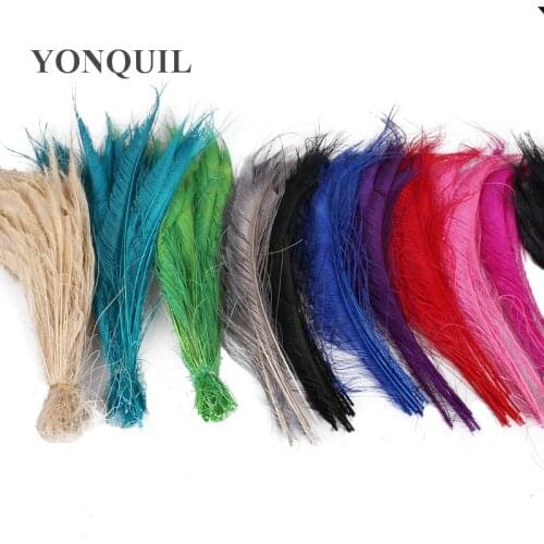 50PCS/lot New Feather High Quality Pheasant Feather 25-35CM DIY Decoration Accessories For Weddings Family Women Hair Derss