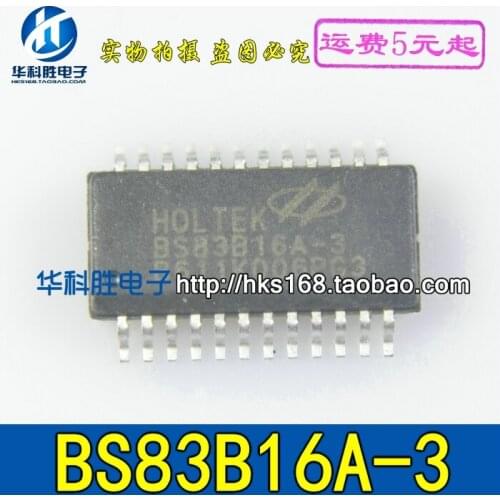 Original 2pcs / BS83B16A-3 SSOP24