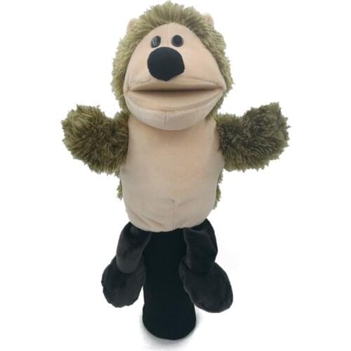 Plush Hedgehog Golf Driver Headcover Cartoon Animal NO.1 Wood Golf Cover Club Accessory Mascot Novelty Cute Gift