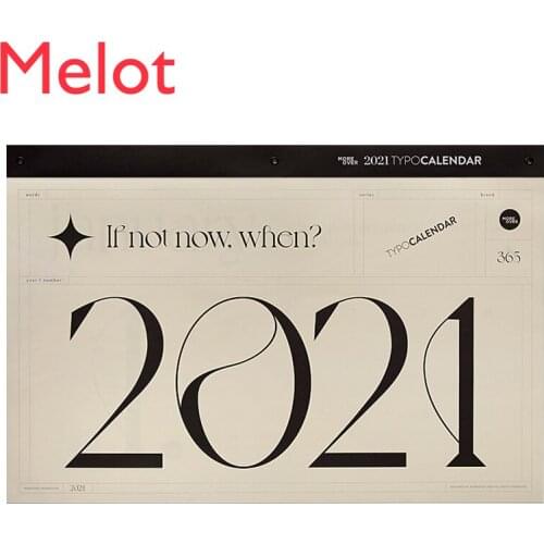 2021 Chinese Style Simple Wall Mounted Calendar Hand-Torn Home Creative Personality Annual Decorative Calendar Schedule