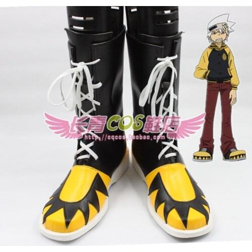 Soul Eater Soul Halloween Short Cosplay Shoes Boots C006