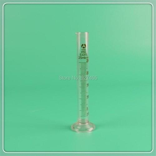 25ml glass graduated cylinder, measuring cylinder measuring graduates glass graduate
