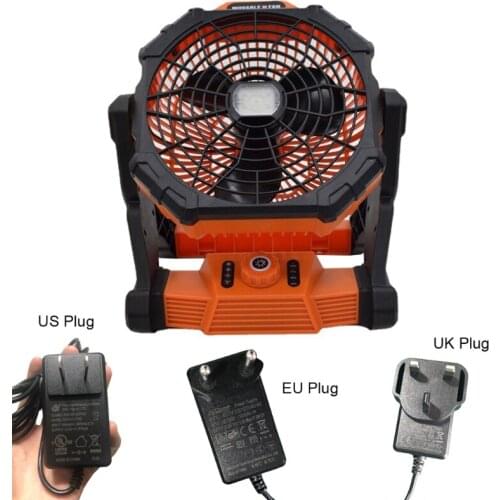 MOLA 14400mAh Desk Fan with LED Lamp for Tent Camping Dorm Office Travel Hiking