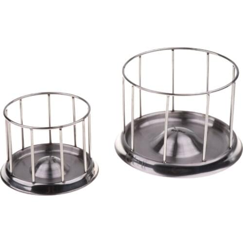 High Stainless Steel Tortoise Food Bowl Turtle Food Dispenser Feeding Tool