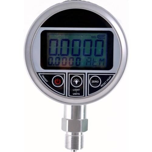 0.5% Accuracy high accuracy digital pressure gauge with data logger -0.1-0...100MPa