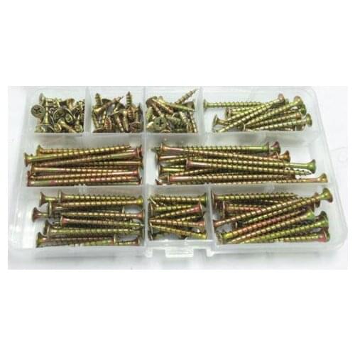 100pcs M4 Phillips Drywall Screw Self-tapping Bolt Cuntersunk Head Fiberboard Nails High Quality