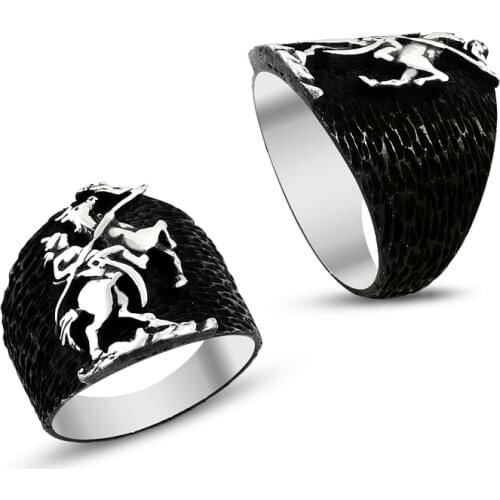 925 Silver Handmade Cavalry Rings for Men