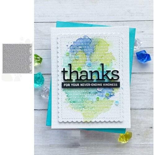 English Alphabet Cutting STAMP New Scrapbook Diary Decoration Stamps Stencil Embossing Template Diy Greeting Card Handmade 2021