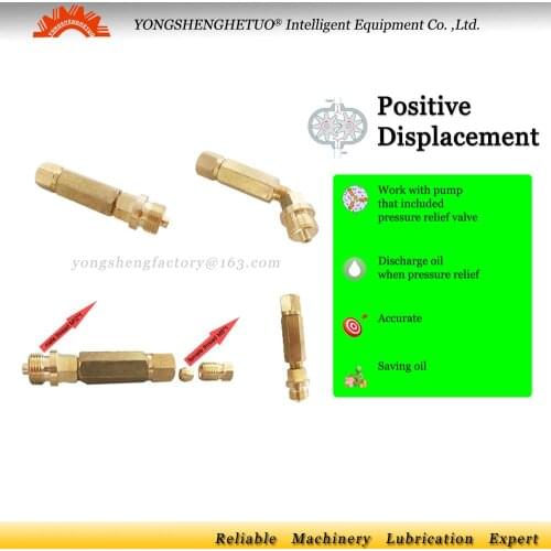 Detective Volume piston oil Distributor grease dispenser positive displacement flow metering unit M12*1 male thread DX