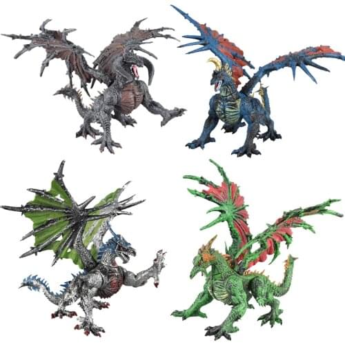 4 styles Western Dragon Ptero Saurs Action Figure Juguetes Doll Toys Simulation Dinosaur Model Car Home Decoration Toys for Boy