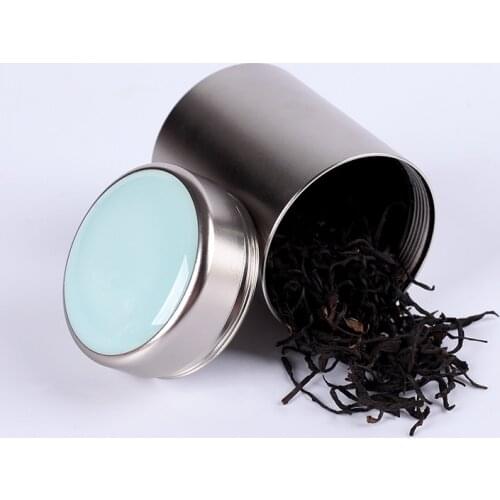 Porcelain Metal tea caddy tea cans Tea box tinplate tea packaging tin mini seal jars for storage vacuum lid /mint tin box/food