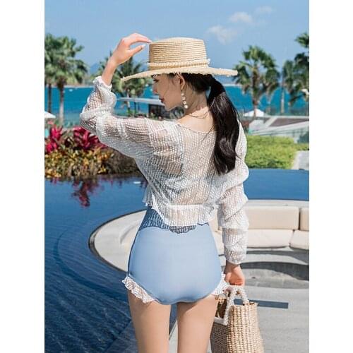 Swimwear Women Plus Size Rashguard Swim Suit For Bathing Wear Summer 2021 Vickivicki Takes Bath Hot Cover Print Polyester Sierra