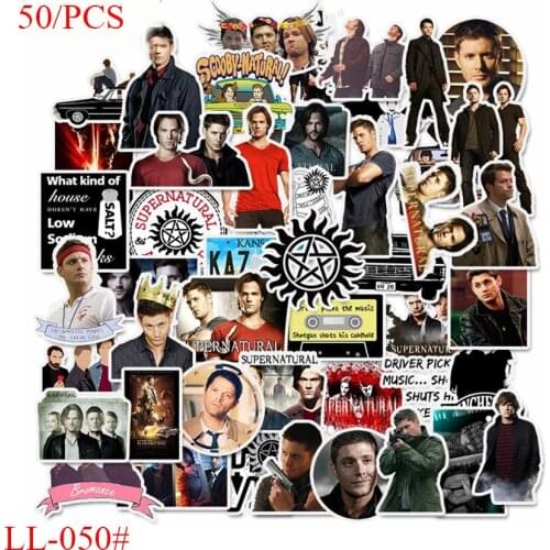 LL-050# 50/pcs Supernatural PVC sticker Personalized cartoon graffiti sticker Bike Phone Sliding Plate Graffiti Styling