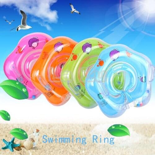 Inflatable circle Swim Neck Ring infant Swimming accessories swim neck baby tube ring safety neck float circle bathing
