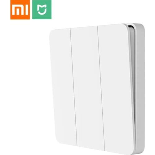 Mijia Xiaomi Wall Switch Single/Double Open Dual Control Switch 2 Modes Smart Switch Over Intelligent Lamp Lights Switch