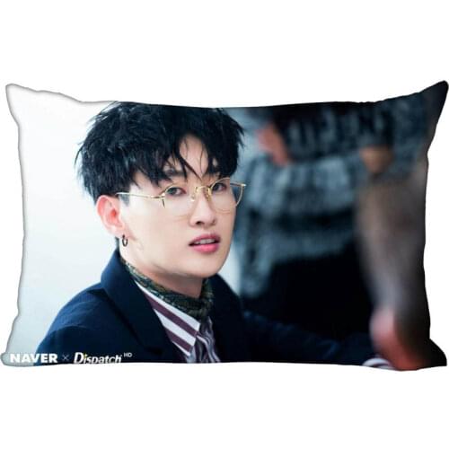 New Arrival Custom Super Junior HyukJae Satin Pillowcase 35x45cm (one side) Printed Zipper Pillow Cover Custom your image gift
