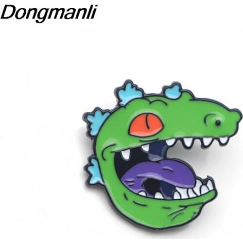P3066 Dongmanli Cute Anime Figure Metal Enamel Pins and Brooches for Women Men Lapel Pin backpack bags Hat badge Kids Gifts