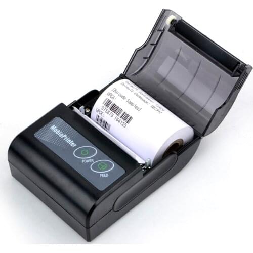 New Wireless Mini Bluetooth Printer Portable Thermal Receipt Bill Ticket Printer Mobile Phone Android iOS PC POS Pocket Printer