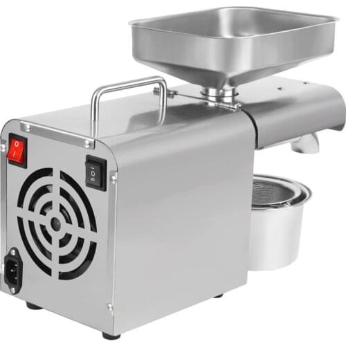 Oil Presser Intelligent Temperature Control Automatic Peanut Oil Press Machine Sesame Oil Extractor 110V / 220V