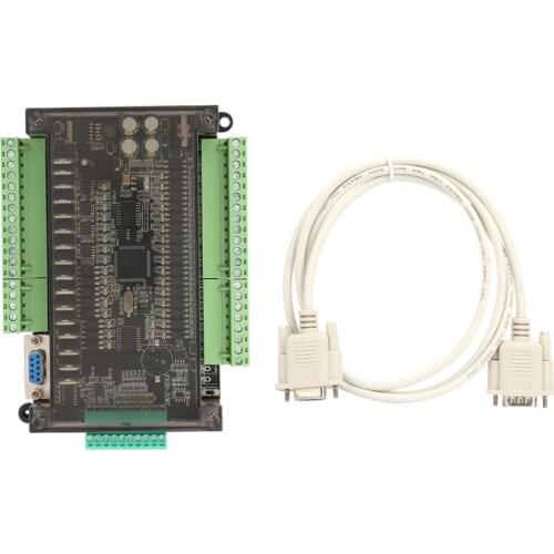 PLC Programmable Logic Controller FX3U-32MT Industrial Control Board 8 Channel 100K Pulse 32Bit MCU 16 Input 16 Transistor