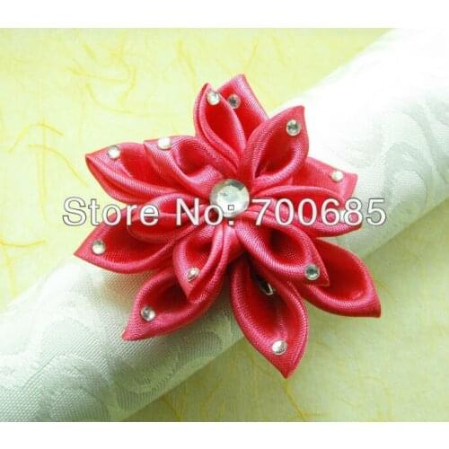 Qn13053009 silk flower napkin rings , napkin holder